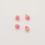 5Pcs Red Resin Strawberry Charms for DIY Jewelry Making