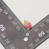 5Pcs Red Resin Strawberry Charms for DIY Jewelry Making