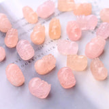 Aquamarine Bunny Pink Quartz Rabbit Bracelet Accessories