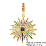 18K Plated Evil Eye Star Charms for DIY Jewelry Making