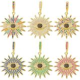 18K Plated Evil Eye Star Charms for DIY Jewelry Making