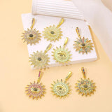 18K Plated Evil Eye Star Charms for DIY Jewelry Making