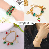 100g/Pack Mixed Alloy Christmas Snowflake Charms Xmas Decor