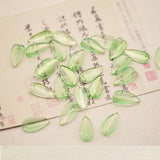 100 PCS Lampwork Leaf Pendant Charms For DIY Jewelry Making