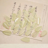 100 PCS Lampwork Leaf Pendant Charms For DIY Jewelry Making