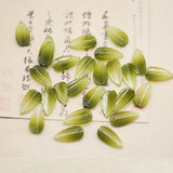 100 PCS Lampwork Leaf Pendant Charms For DIY Jewelry Making