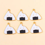 10pcs Japanese Rice Ball Onigiri Sushi Charm Jewelry DIY Findings