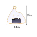 10pcs Japanese Rice Ball Onigiri Sushi Charm Jewelry DIY Findings