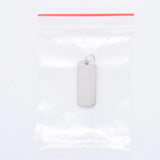 10 Pcs Stainless Steel Rectangle Charms Pendants for DIY Jewelry Making