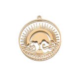 4Pcs Brass Sun Charms Clouds Pendants Diy Jewelry Earrings Necklace