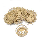 4Pcs Brass Sun Charms Clouds Pendants Diy Jewelry Earrings Necklace