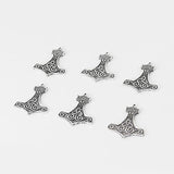 10pcs Thor's Hammer Knot Charms Pendants For Jewellery Making