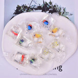 10pcs Coral Fish Resin Charms for DIY Jewelry Making