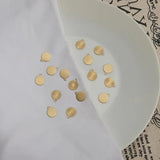 20pcs Raw Brass Sunflower Charms for DIY Earrings Necklace