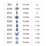 10pcs Ocean Shell Octopus Starfish Charms Pendant for Necklace Making