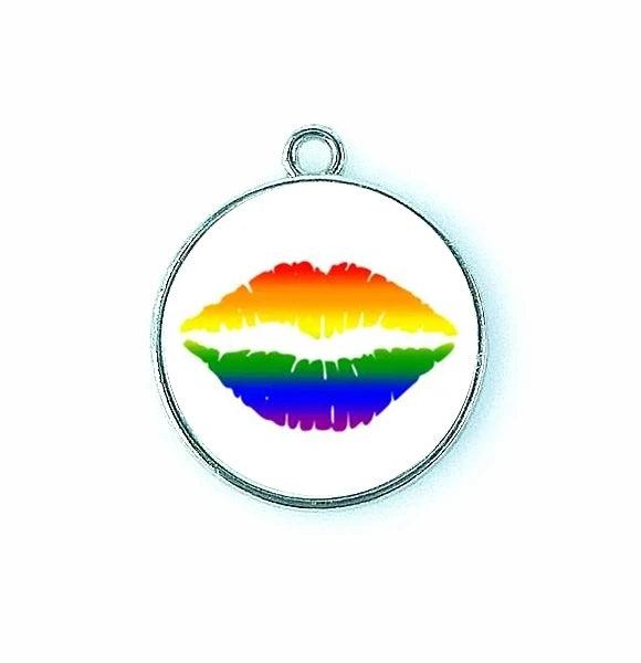 10PCS LGBT Pride Dangle Charms Pendant for Bracelet & Necklace DIY