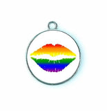 10PCS LGBT Pride Dangle Charms Pendant for Bracelet & Necklace DIY