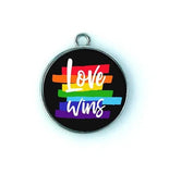 10PCS LGBT Pride Dangle Charms Pendant for Bracelet & Necklace DIY