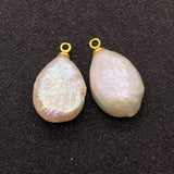 Baroque Pearl Pendant Rectangular Water Drop Jewelry Making