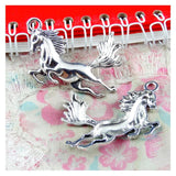 20pcs Antique Silver Horse Pendants 45.7*30.2MM Jewelry Findings DIY