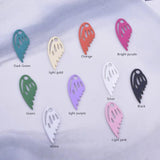 100pcs Brass Small Wing Charms Thin Wings DIY Earring Pendant