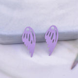 100pcs Brass Small Wing Charms Thin Wings DIY Earring Pendant