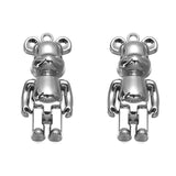 3D Bear Charms Candy Color Pendant DIY Jewelry Making