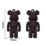 3D Bear Charms Candy Color Pendant DIY Jewelry Making