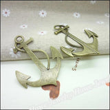 15 pcs Vintage Charms Anchors Pendant Antique bronze DIY Jewelry Making