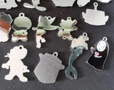 10 Pcs Mixed Charm Necklace/Bracelet Pendants DIY Jewelry Making T-195