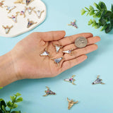 20pcs Enamel Cattle Head Charms for DIY Jewelry Making