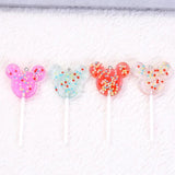 12pcs 82*35mm Multicolor Lollipops Resin Charms for DIY Jewelry