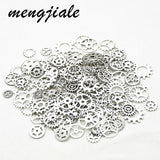 20pcs Mixed 10-25mm Mechanical Cogs & Gears Alloy Metal Charms for DIY Jewelry
