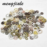 20pcs Mixed 10-25mm Mechanical Cogs & Gears Alloy Metal Charms for DIY Jewelry