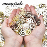 20pcs Mixed 10-25mm Mechanical Cogs & Gears Alloy Metal Charms for DIY Jewelry