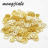 20pcs Mixed 10-25mm Mechanical Cogs & Gears Alloy Metal Charms for DIY Jewelry