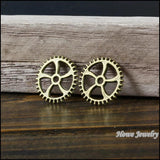 80 pcs Vintage Charms Steampunk Gear Pendant Antique Bronze DIY Jewelry Making