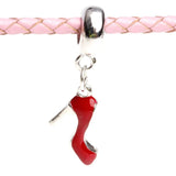 10pcs Silver High Heel Charm Pendant for DIY Jewelry