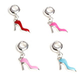 10pcs Silver High Heel Charm Pendant for DIY Jewelry