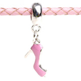 10pcs Silver High Heel Charm Pendant for DIY Jewelry