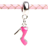 10pcs Silver High Heel Charm Pendant for DIY Jewelry