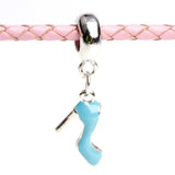 10pcs Silver High Heel Charm Pendant for DIY Jewelry