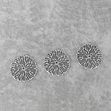 10PCS Tibetan Silver Flower Filigree Branch Charms Pendants 37x37mm