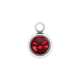 20pcs Stainless Steel Birthstone Charm Beads for DIY Jewelry Making