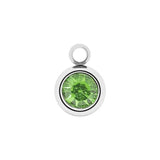20pcs Stainless Steel Birthstone Charm Beads for DIY Jewelry Making