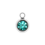 20pcs Stainless Steel Birthstone Charm Beads for DIY Jewelry Making