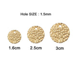 10PCS Stainless Steel Round Disc Charms Jewelry DIY Necklace Bracelet