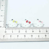 Enamel Pink Cat Charms for DIY Jewelry Making