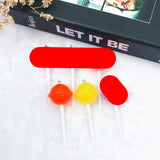 10pcs Resin Candy Lollipop Pendant for DIY Necklace Keychain