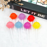 10pcs Resin Candy Lollipop Pendant for DIY Necklace Keychain